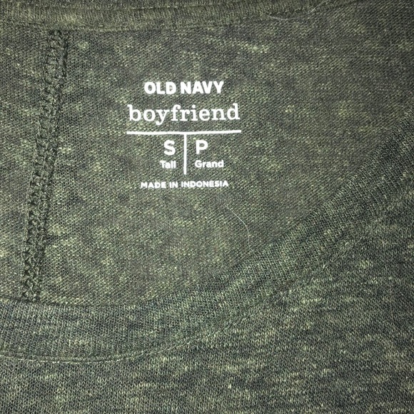 Army green heather linen shirt - Picture 4 of 4